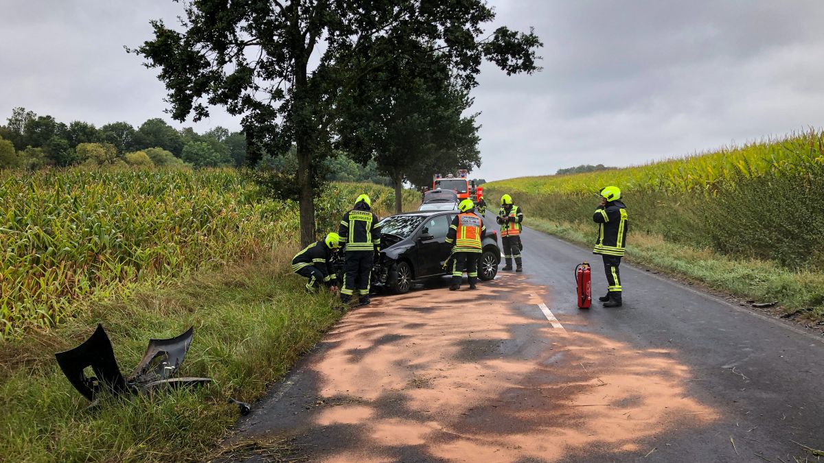 Betriebsmittelauslauf nach Verkehrsunfall