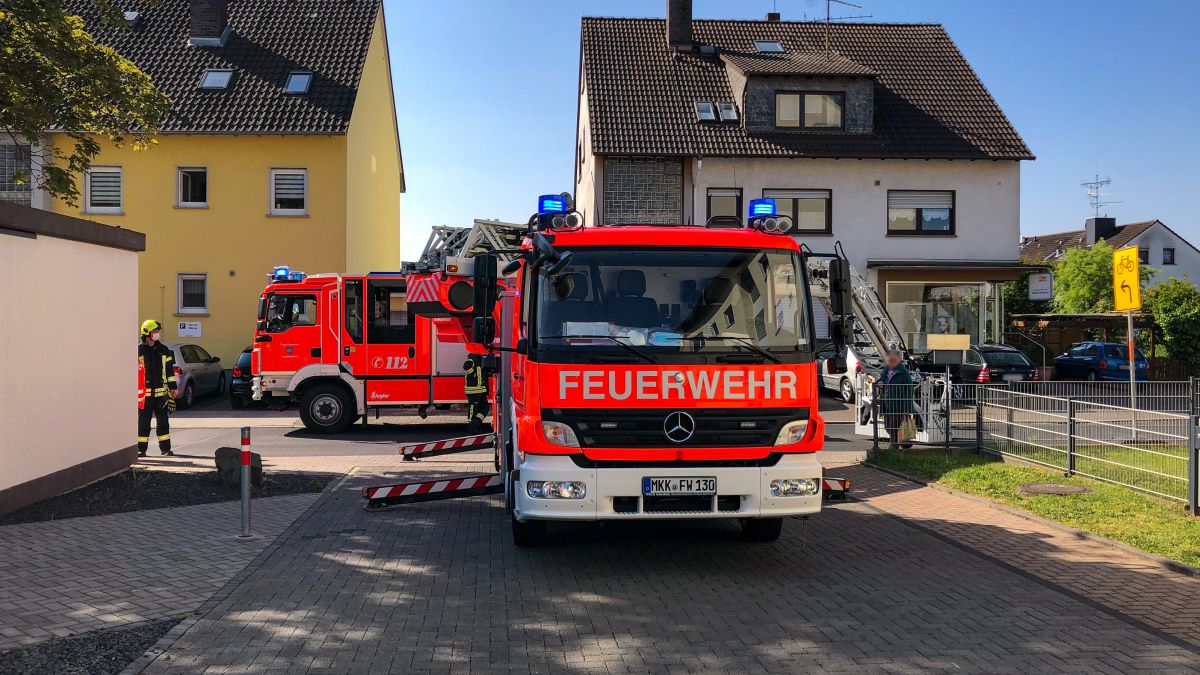 Ausgelöster Heimrauchmelder mit Brandgeruch