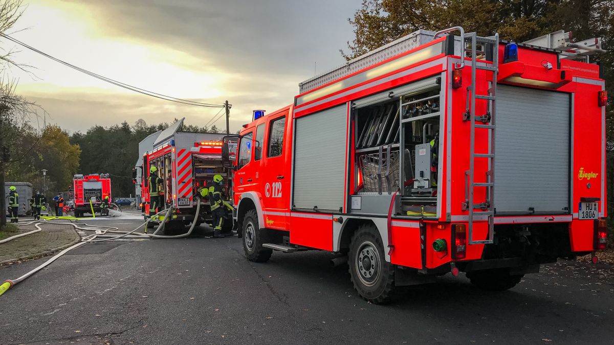 Feuer in Industriebetrieb