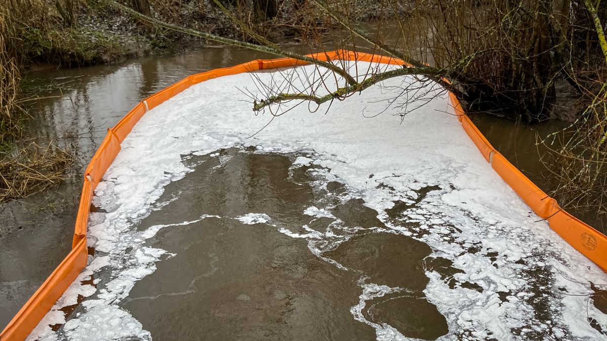 Öl auf Wasser