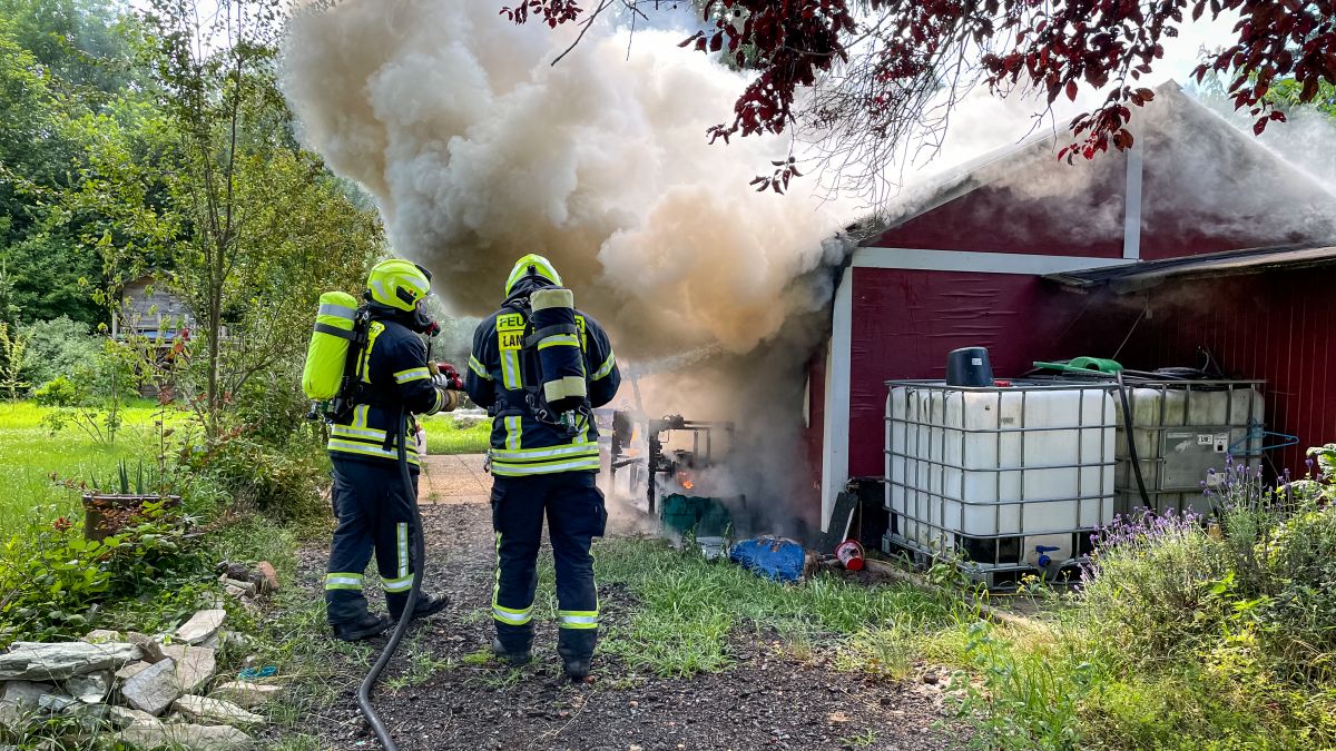 Gartenhüttenbrand