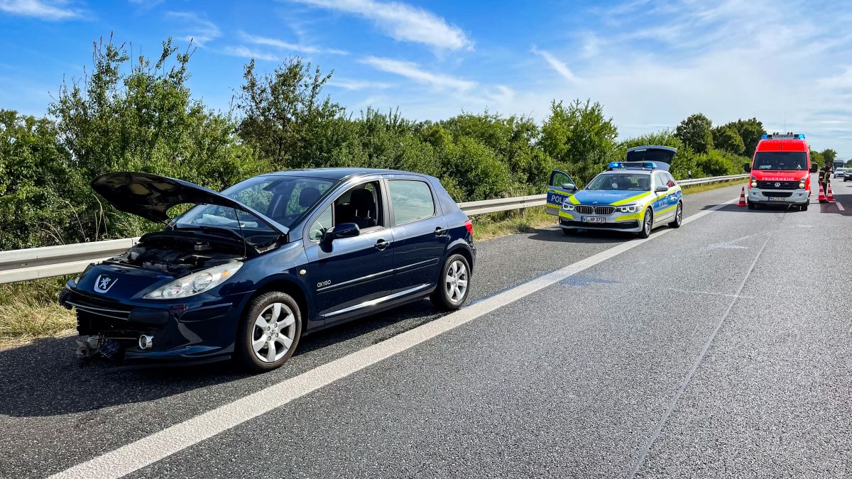 Betriebsmittelauslauf nach Verkehrsunfall