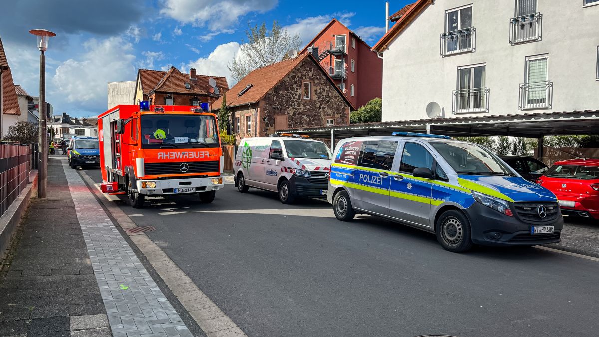 Gasausströmung aus Gasleitung