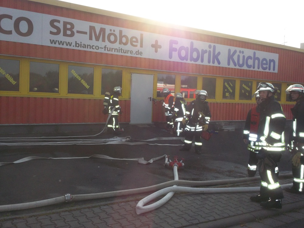 Feuer in Gewerbebetrieb