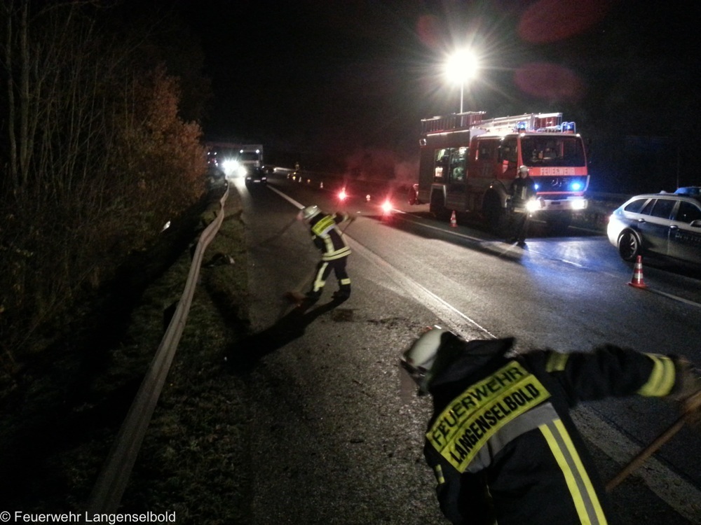 Ausleuchten nach Verkehrsunfall