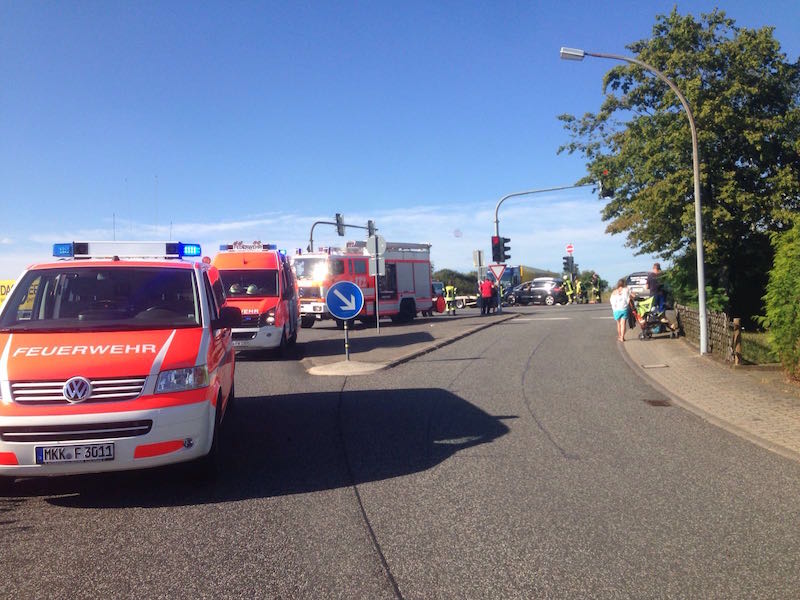 Betriebsmittelauslauf nach Verkehrsunfall