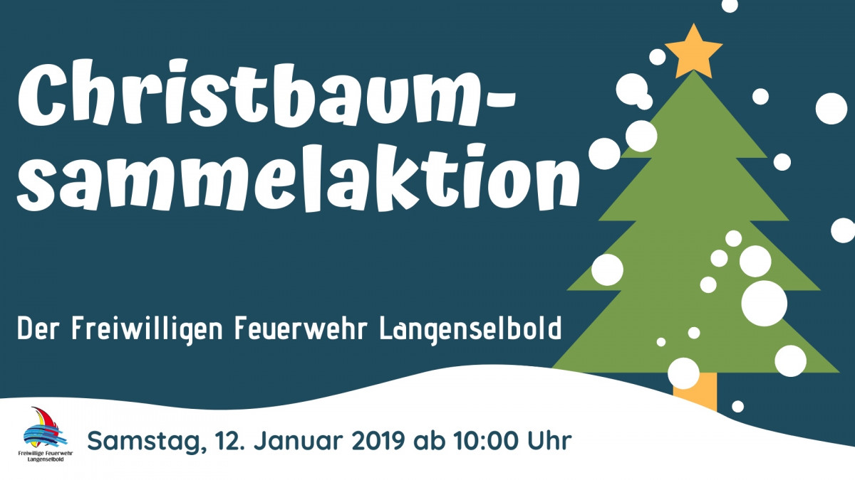 christbaumaktion 2019 plakat